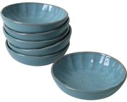 Set de 6 boluri din ceramică Laguna 12 cm, turcoaz