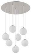 Lustră LED pe cablu Globo 56140-7H RIHA 7xG9/3,5W/230V alb
