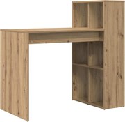 vidaXL Birou Stejar Artizanal 108 x 55 x 103.5 cm Lemn compozit