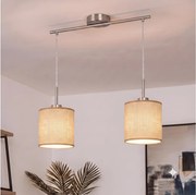 Brilagi - Candelabru LED suspendat pe cablu NUBILA 2xE27/60W/230V maro deschis