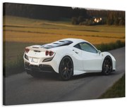 Tablou Canvas White Ferrari 120x80 cm