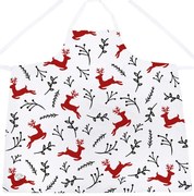 Șorț din bumbac cu motive de Crăciun Butter Kings They Are Flying