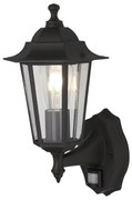 Aplica de perete exterior stil traditional IP44 Alex cu senzor de miscare