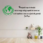 Sticker perete Principalul scop al educatiei