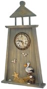 Far decorativ cu ceas LIGHTHOUSE, 24x43cm