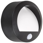 Rabalux 7969 - LED Aplică perete exterior cu senzor AMARILLO LED/1,5W/3xAA IP44 negru