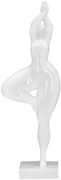 Mauro Ferretti Statueta Femeie Yoga cm 16X9X45,8 | Aosom Romania