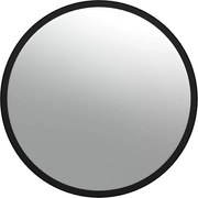 vidaXL Oglindă convexă de interior, neagră, Ø40 cm, acrilică