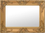 vidaXL Oglindă de perete în stil baroc, auriu, 60 x 40 cm