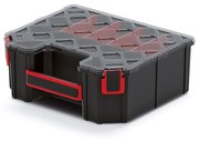 Organizator servieta 28,4 × 24,3 × 10,5 cm II, separatoare, negru