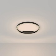 Plafoniera LED design modern Rim negru 60cm, 3000K