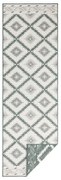 Covor adecvat pentru exterior NORTHRUGS Malibu, 250 x 80 cm, verde-crem