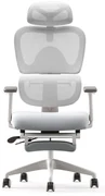 Scaun ergonomic MUSSO E600SE ADAPTIVE, șezut translatabil, cotiere 3D, suport lombar adaptiv, suport picioare, mecanism multifunctional inclinare/blocare, pivotant, Mesh, Gri