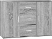 vidaXL Dulap, gri sonoma, 91x29,5x65 cm, lemn compozit