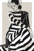 Ilustrație Striped Dress, Treechild