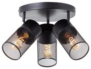 Brilliant - Spot reglabil KAMOLO 3xE27/40W/230V negru