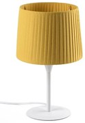Veioza / Lampa de masa moderna design elegant SAMBA alb/galben 64310-39