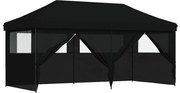 vidaXL Cort pentru Petreceri Negru 292 x 580 x 315 cm Material Oxford