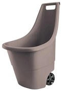Roabă de grădină din plastic Easy Go Breeze, 50 l, culoare taupe