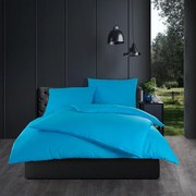 Lenjerie de pat din bumbac Color turcoaz, 140 x200 cm, 70 x 90 cm