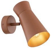 Aplica de perete design minimalist, Otel, Teracota, LORD