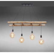 Leuchten Direkt 15025-18 - Lustră pe cablu EDGAR 4xE27/60W/230V