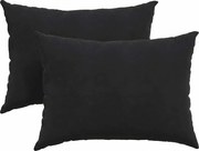 vidaXL Perne pentru canapea 2 pcs Negru 70 x 50 cm