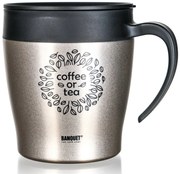 Banquet Cană termică de călătorie TAZZA 330 ml,bej