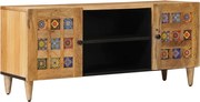 vidaXL Cabinet TV natural 105 x 33,5 x 46 cm Lemn de mango solid