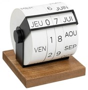 Calendar Normandy, lemn, 15 x 15 cm