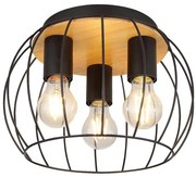 Rabalux 5293 - Plafonieră KAMALA 3xE27/25W/230V