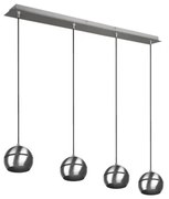 Lustră pe cablu FLETCHER 4xE14/40W/230V crom mat Trio