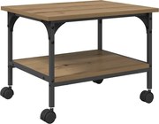 vidaXL Suport pentru imprimantă Stejar Artizanal 50 x 40 x 38 cm