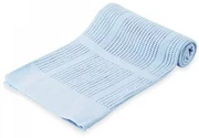 Paturica celulara din bumbac bleu Soft Touch