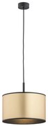 Lustra / Pendul modern KARIN negru/auriu