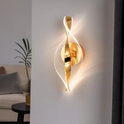 Aplica LED modernă aurie 18W, 300×125×100 mm, 3000–6500K – Model 59193