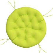 vidaXL Pernă rotundă, verde deschis, Ø 100 x11 cm, țesătură Oxford