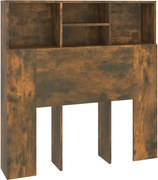 vidaXL Dulap tăblie, Stejar afumat, 100x19x103,5 cm