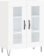 vidaXL Dulap, alb, 69,5x34x90 cm, lemn compozit