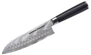 Cutit Samura Santoku Damascus Best, HRC 61, lama 18 cm