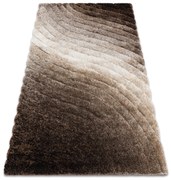 Covor FLIM 006-B2 modern shaggy, Valuri - structural maro