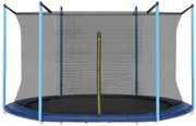 Plasă de protecție interioară cu 6 stâlpi pentru trambulină 305 cm