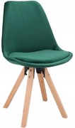 SCAUN SCANDINAV,VERDE, CATIFEA S1