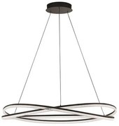 Lustra LED CCT moderna cu telecomanda OPEHLIA negru