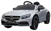 Masinuta Electrica cu acumulator pentru copii NOVOKIDS™ Mercedes C63S AMG Coupe, Cu telecomanda, Roti din Cauciuc EVA, 3-8 ani , Usi cu deschidere ,