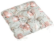 Bellatex Perna Adéla matlasată Lilie somon, gri,40 x 40 cm