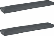 vidaXL Set de perne pentru palet 2 pcs Antracit 200 x 40 x 8 cm