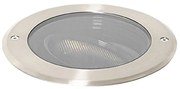 Spot exterior pentru sol din oțel AR111 reglabil IP65 - Delux Honey