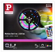 Bandă dimabilă LED RGB/10W Paulmann 70513 SIMPLED 5m 230V + telecomandă