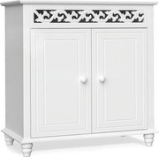 Comodă JERSEY, 76x65x35cm, alb Casaria
